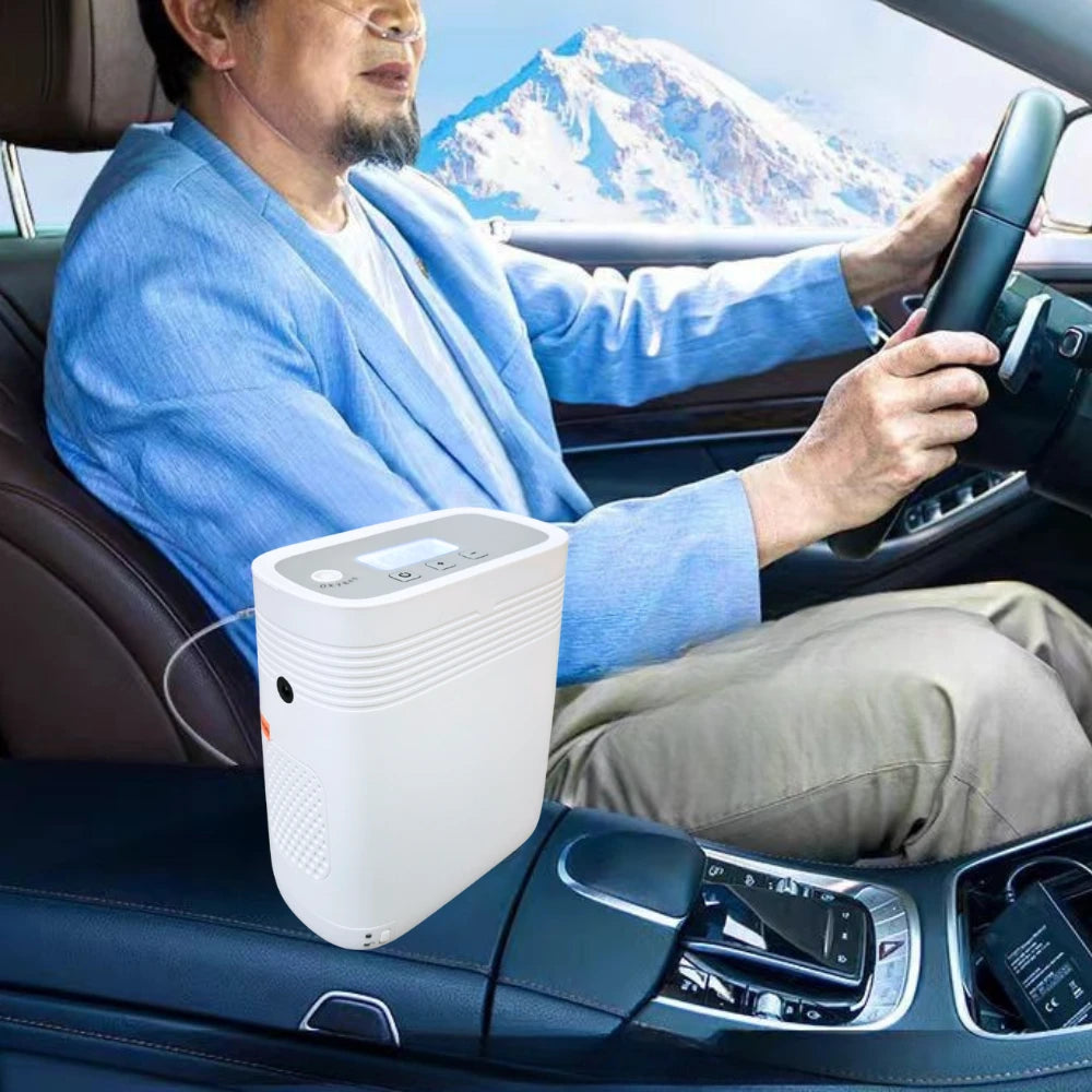 POC-01S Portable 1-5L Continuous 2.5 Hours Battery Oxygen Concentrator, CE-Approved