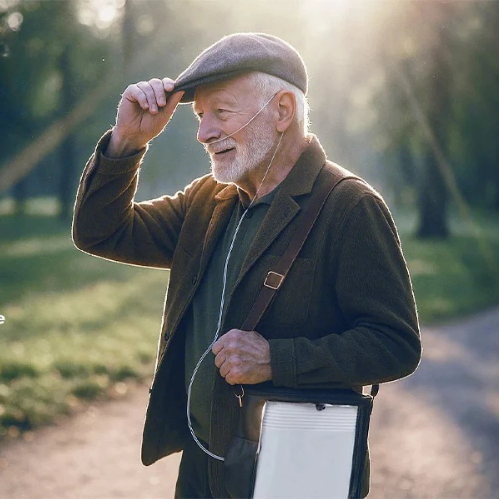 POC-01S Portable 1-5L Continuous 2.5 Hours Battery Oxygen Concentrator, CE-Approved