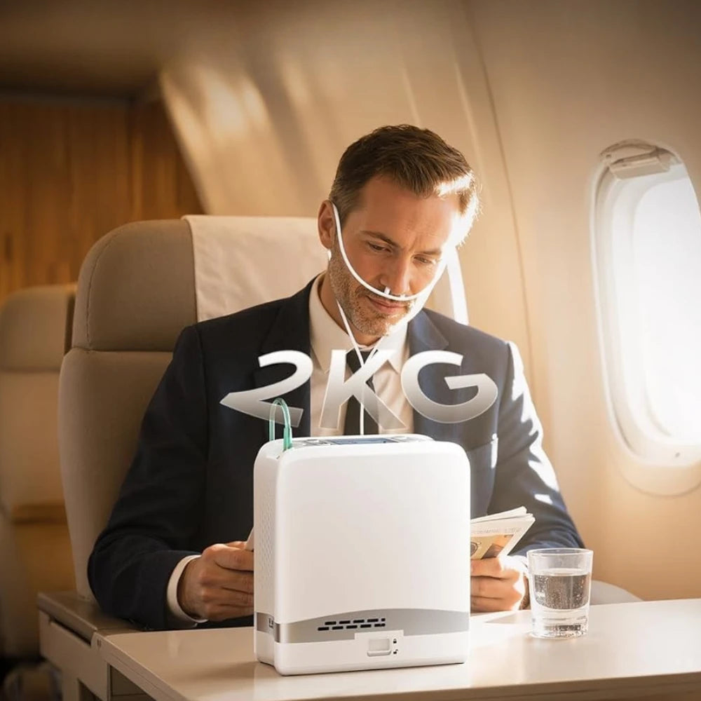 POC-06S Portable 1-7L Pulse 5 Hours Battery Oxygen Concentrator, CE-Approved