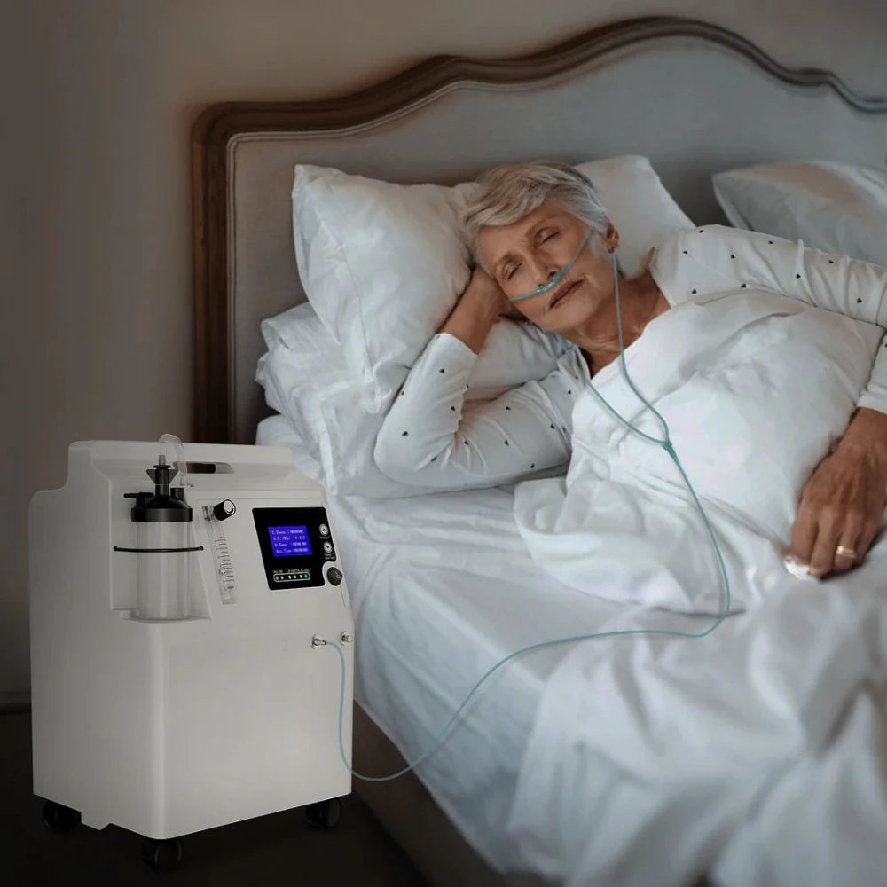 JAY-5AW Home 5L Continuous Flow Oxygen Concentrator, FDA & CE-Approved