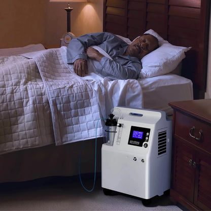 JAY-5AW Home 5L Continuous Flow Oxygen Concentrator, FDA & CE-Approved