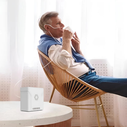 POC-M1 Portable 1-7L Continuous&Pulse 1.5 Hours Battery Oxygen Concentrator, CE-Approved