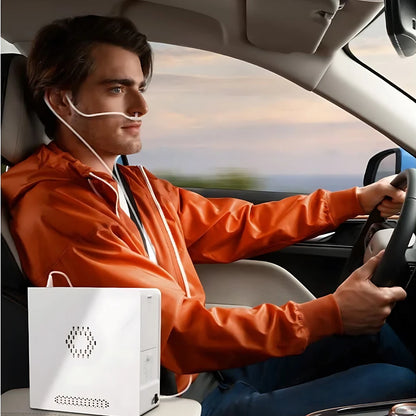 POC-M1 Portable 1-7L Continuous&Pulse 1.5 Hours Battery Oxygen Concentrator, CE-Approved