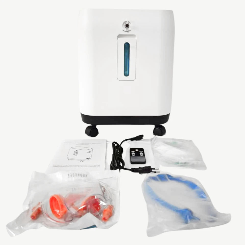 H-02 Home 2-10L Adjustable Continuous Flow Oxygen Concentrator, CE-Approved