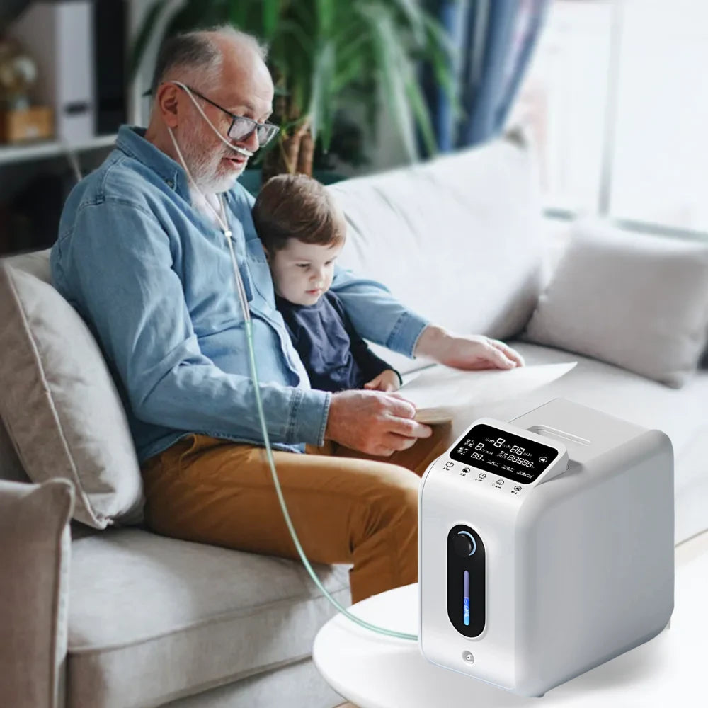 H-018 Home 1-9L Adjustable Continuous Flow Oxygen Concentrator, CE-Approved