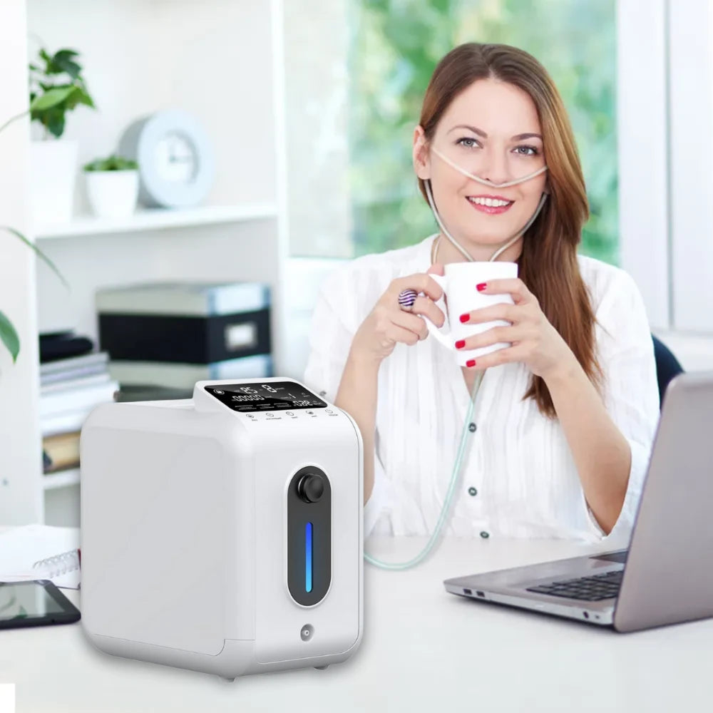 H-018 Home 1-9L Adjustable Continuous Flow Oxygen Concentrator, CE-Approved