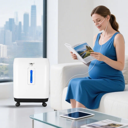 H-02 Home 2-10L Adjustable Continuous Flow Oxygen Concentrator, CE-Approved